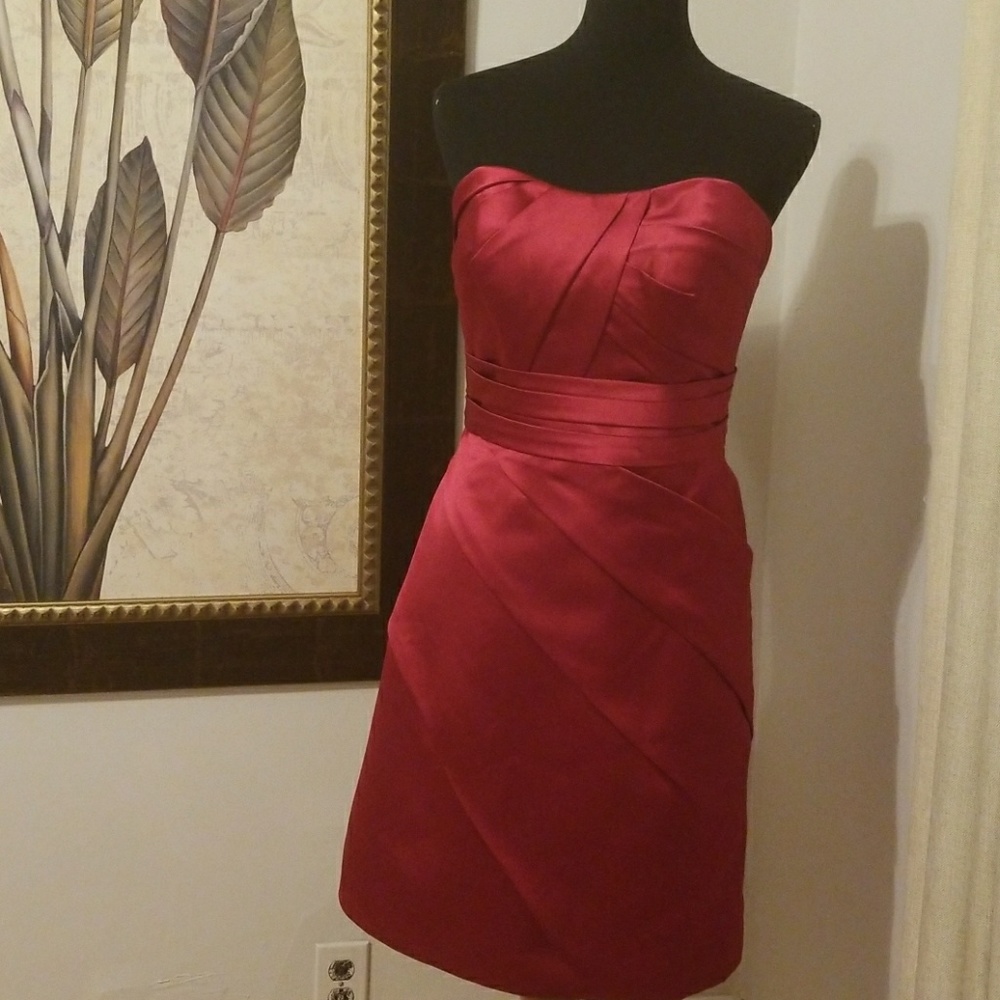 Sexy satin dress